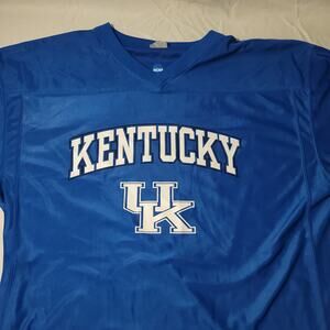 University Of Kentucky Wildcats Short Sleeve Football T Shirt Mens Size XL Blue